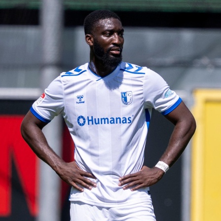 Patric Pfeiffer vom 1. FC Magdeburg