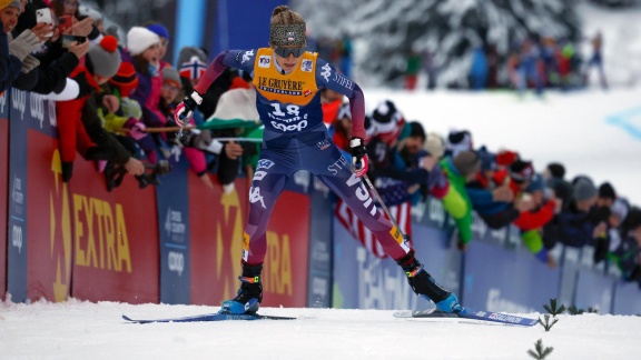Sportschau Wintersport - Der 'final Climb' Der Frauen In Val Di Fiemme Im Re-live