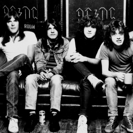 Die australische Rockband AC/DC in den 80er Jahren
