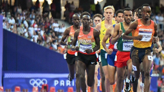 Sportschau Olympia 2024 - Leichtathletik - Das Finale über 5000m Der Männer