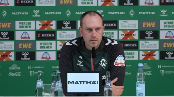 Sportschau Bundesliga - Werder-coach Werner - 'gefühl Aus Dem Letzten Spiel Kann Trügerisch Sein'