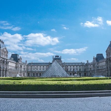Das Louvre-Museum in Paris