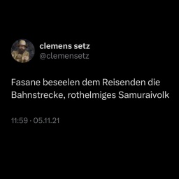 Einfach nur zum abfeierm: Clemens J. Setz über Twitterpoesie