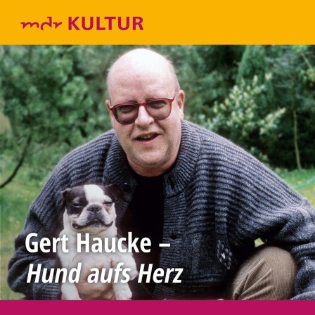 Gert Haucke mit seinen Hunden.