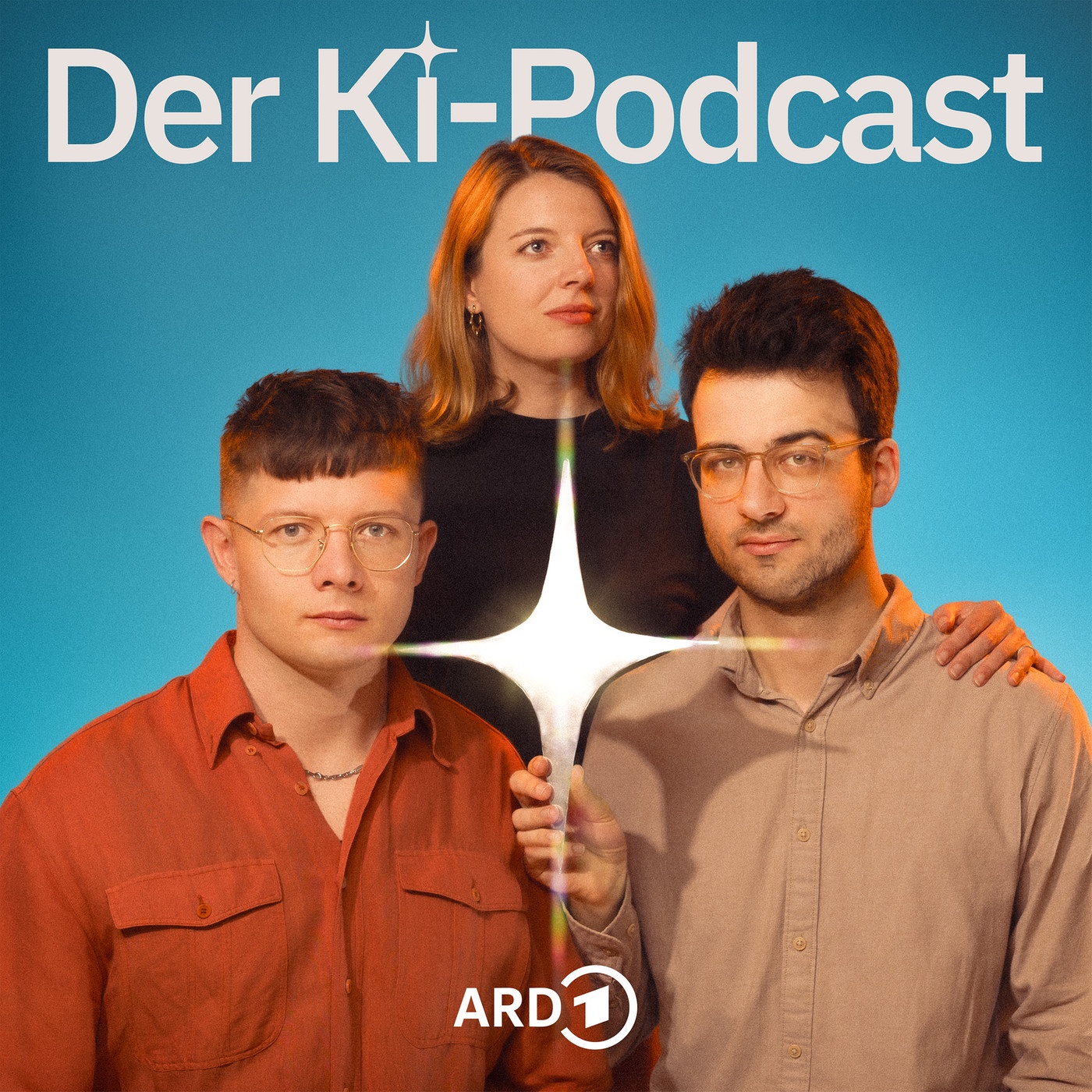 Podcast-Grafik Der KI-Podcast mit den Hosts Fritz Espenlaub, Marie Kilg und Gregor Schmalzried