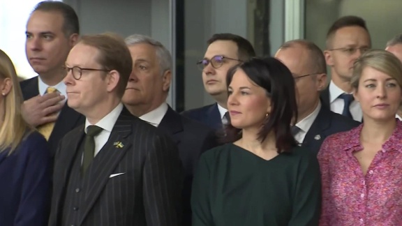 Tagesschau24 - Nato-außenminister Kommen Zu Jubiläumstreffen Zusammen