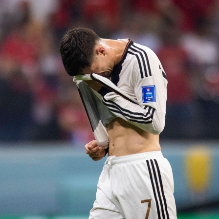 Nationalspieler Kai Havertz enttäuscht nach dem Ausscheiden der deutschen Nationalelf bei der WM in Katar