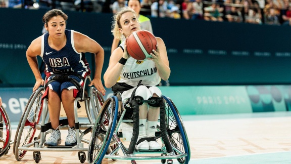 Sportschau Paralympics 2024 - Rollstuhl-basketball (f): Deutschland Gegen Die Usa - Die Zusammenfassung