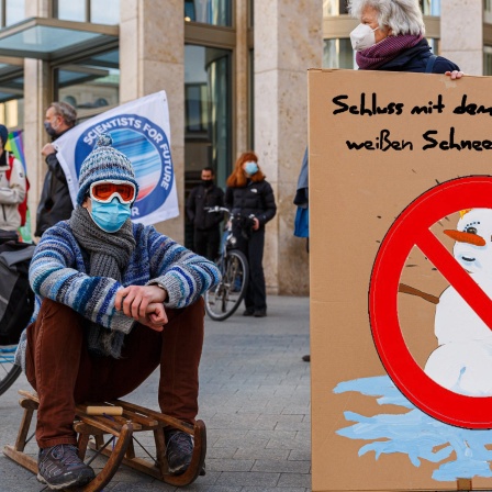 Anti-Schneemann-Demo