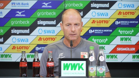 Sportschau - Augsburg-coach Thorup - 'viel Respekt Für Die Arbeit'