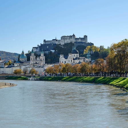 Herbstliches Salzburg, Festung Hohen Salzburg