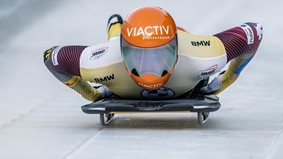 Sportschau Wintersport - Skeleton Der Männer In La Plagne - Der Zweite Durchgang