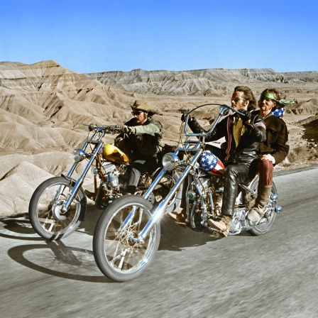 Dennis Hopper, Peter Fonda &amp; Luke Askew; Film Easy Rider