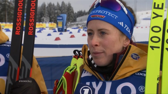 Sportschau Wintersport - Die Langlauf-staffel Der Frauen In Oberhof - Die Stimmen