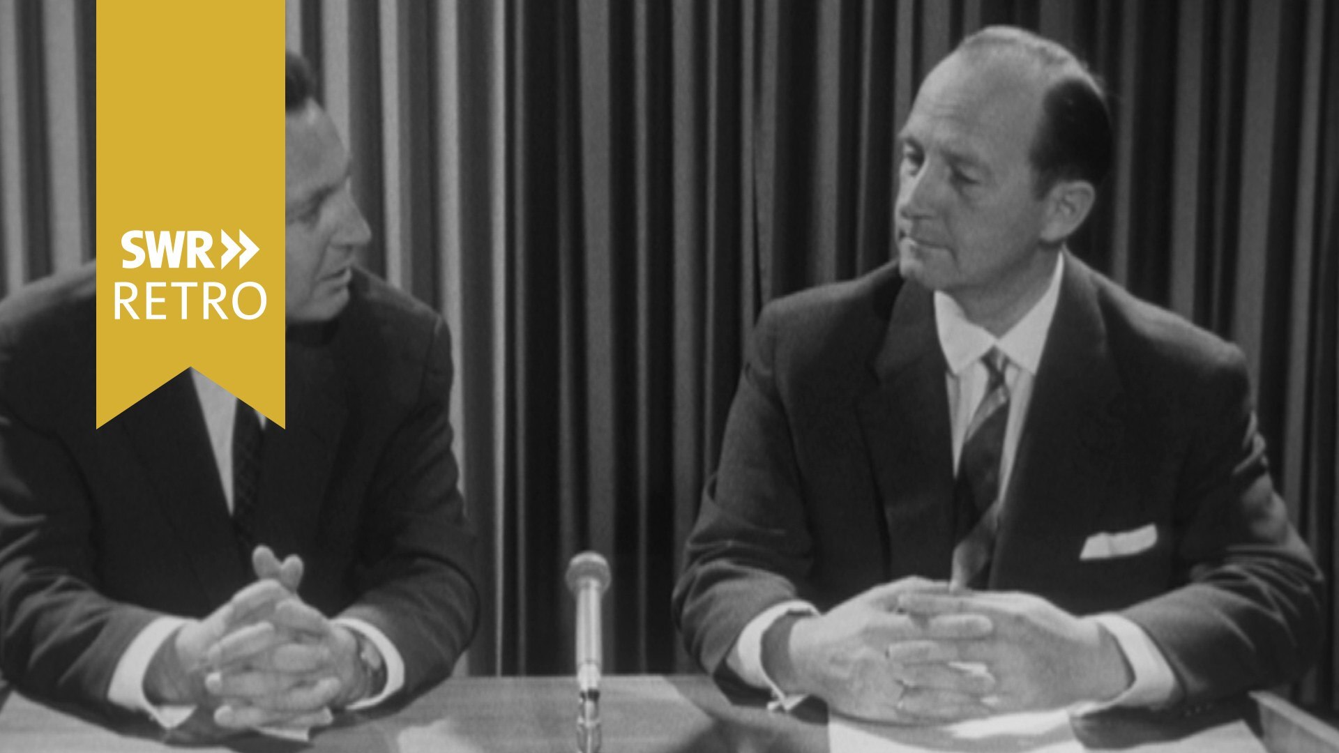 SWR Retro Abendschau Interview mit Innenminister Filbinger ARD