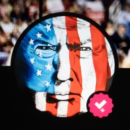 Der Account von Donald Trump mit einem Profilbild auf seiner Social-Media-Plattform Truth Social.