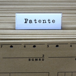 Hängeregister mit dem Reiter Patente