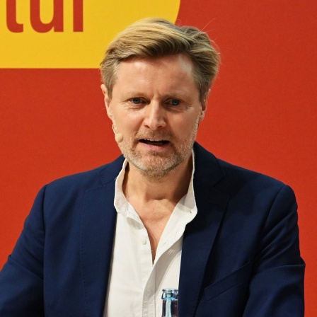 Autor Matthias Lohre auf der Leipziger Buchmesse