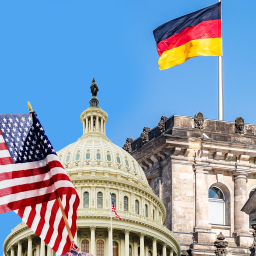 Kommentatoren Talk: Trump kommt, Deutschland wählt – was wird das für ein Jahr? © picture alliance