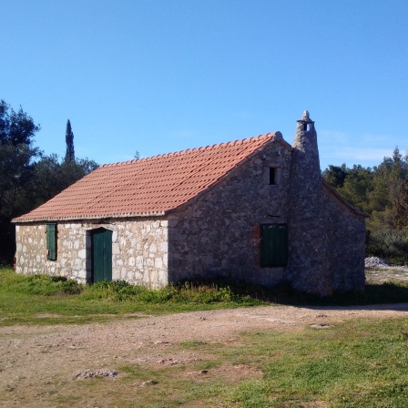 Kroatsiches Dorf Rudina auf der Insel Hvar an der Adria