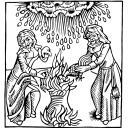 Hexen beim Wetterzauber, nach 1655 - Stich aus dem Mittelalter