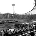 Bundespräsident Gustav Heinemann hält seine Ansprache während der Trauerfeier im Olympiastadion am 06.09.1972. Palästinensische Terroristen waren am 05.09.1972 in das Olympische Dorf eingedrungen und hatten mehrere Mitglieder der israelischen Mannschaft als Geiseln genommen. Während der Geiselnahme wurden mehrere der Geiseln ermordet.