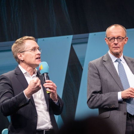 Daniel Günther und Friedrich Merz (beide CDU)