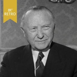 Porträt von Konrad Adenauer | Bild: BR Archiv