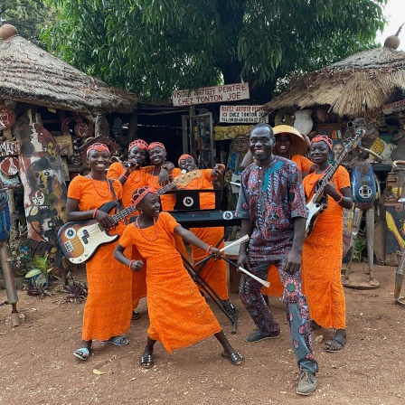 Porträt der Star Feminine Band aus Benin