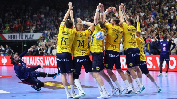 Sportschau Handball-em 2024 - Frankreich Gegen Schweden - Die Schlussphase Der Regulären Spielzeit