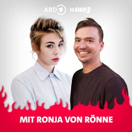 Ronja von Rönne und Bob Blume vor Flammen