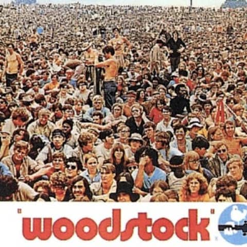 Filmplakat des Woodstock Films von 1970