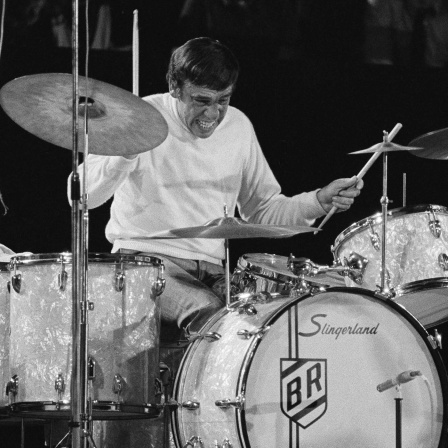 Drummer Bernard "Buddy" Rich 1970 in Deutschland