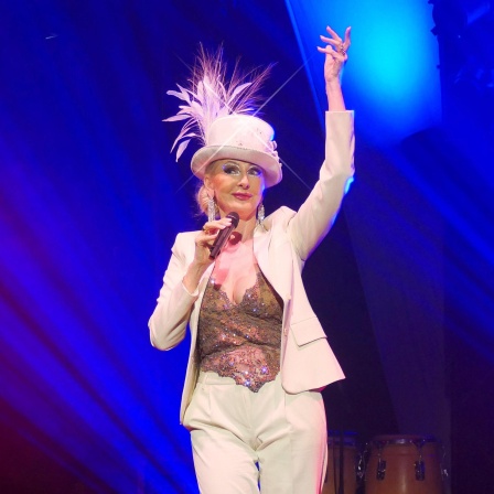 Entertainerin Désirée Nick bei Proben zu ihrer Show "Late Night Cabaret".
