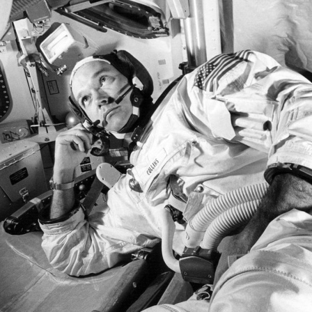 Michael Collins in der Raumkapsel