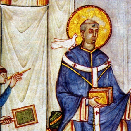 Der Heilige Gregor, Buchmalerei
