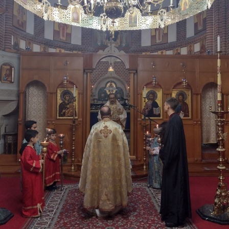 rum-orthodoxer Gottesdienst in Berlin; © Anne Winter