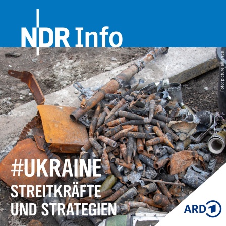 Munitionsreste in Butcha in der Ukraine