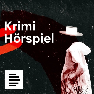 Krimi Hörspiel: Eine schemenhafte Person mit Mantel und Hut