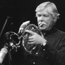 Der Jazztrompeter Manfred Schoof bei einem Konzert im Jahre 1997.