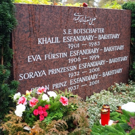 LAND UND LEUTE: Die Kaiserin auf dem Westfriedhof - Soraya in München