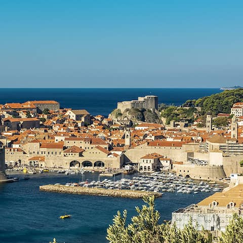 Blick auf die Altstadt von Dubrovnik (Foto: imago images / Design Pics)