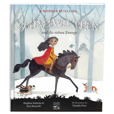 Buchcover "Schneewittchen und die sieben Zwerge" von Stephan Kalinski und Iain Botterill (Bild: Fairy Tales Retold/Illustration: Claudia Piras) 