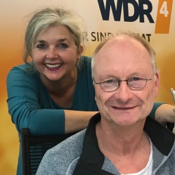 Sven Plöger mit Heike Knispel bei WDR 4. 