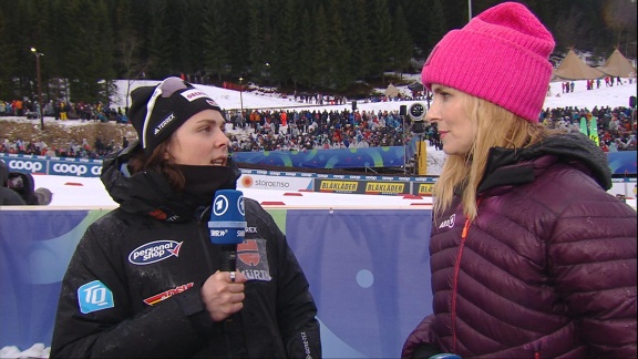 Sportschau Wintersport - Langlauf-teamsprint Der Frauen - Analyse Und Stimmen