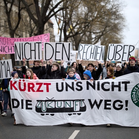 Klimastreik am 07.02.2025 in Dresden