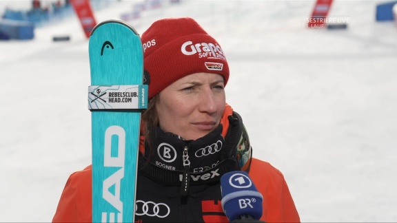 Sportschau Wintersport - Lena Dürr - 'der Schnee Ist Sehr Langsam Und Klebrig'