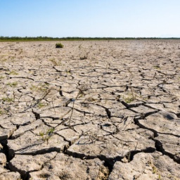 Trockenes Land an heißen Sommertagen im Evros-Delta, Griechenland | Bild von 2018