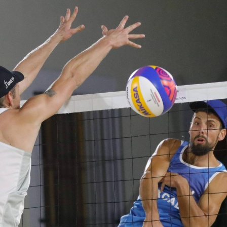 Bei der Beachvolleyball-WM mussten sich die Deutschen Männer im Viertelfinale Polen geschlagen geben.