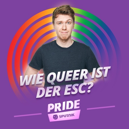 Host Kai mit Text "Wie queer ist der ESC?"